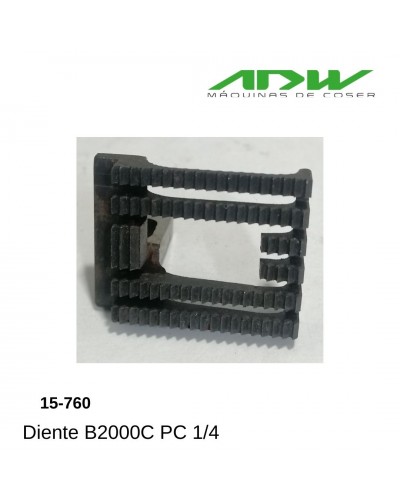15-760 - Diente B2000C PC 1/4